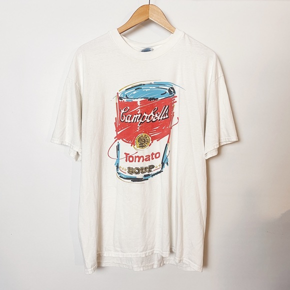 Andy Warhol Other - Rare 1996 Andy Warhol Campbell’s Tomato Soup T-Shirt
